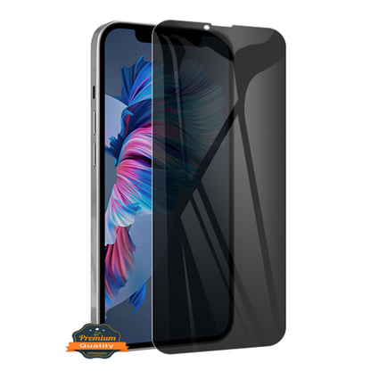 For Apple iPhone 13 (6.1") Privacy Screen Protector Anti Spy 9H Dark Tempered Glass Screen Film Guard Case Friendly Black Screen Protector