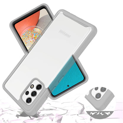 For Samsung Galaxy A53 5G Clear Dual Layer Rugged Bumper Frame Heavy Duty Hybrid Shockproof Rubber TPU Body Defender  Phone Case Cover