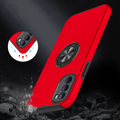 For Motorola Moto G Stylus 5G 2022 Hybrid 360 Degree Rotatable Metal Invisible Ring Stand Holder Fit Magnetic Car Mount  Phone Case Cover