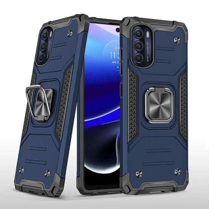 For Motorola Moto G Stylus 5G 2022 Armor Hybrid with Ring Holder Kickstand Shockproof TPU Heavy-Duty Rugged Dual Layer  Phone Case Cover