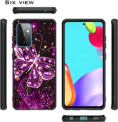 For Apple iPhone 13 Pro Max (6.7") Stylish Designed Glitter Bling Hybrid Slim PC TPU Rubber Silicone Shock-Absorption Hard  Phone Case Cover