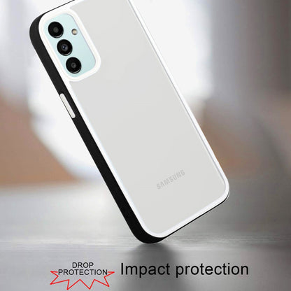 For Samsung Galaxy A33 5G Hybrid Transparent Colored Frame Bumper Hard Back Shockproof Slim TPU Silicone Protective  Phone Case Cover