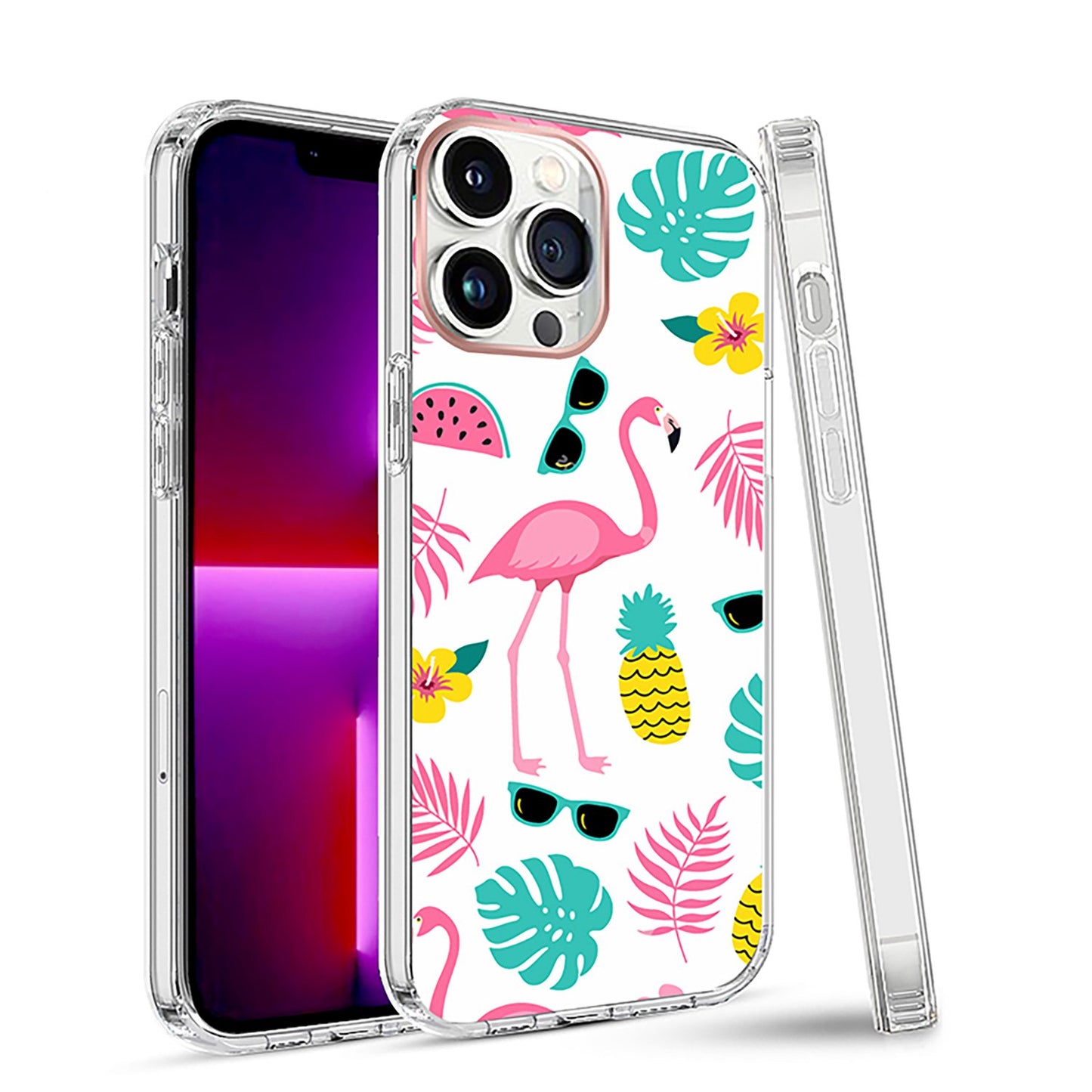 For Apple iPhone 14 Pro Max (6.7") Creative Stylish Fashion Design Hybrid Rubber TPU Hard PC Shockproof Slim  Phone Case Cover