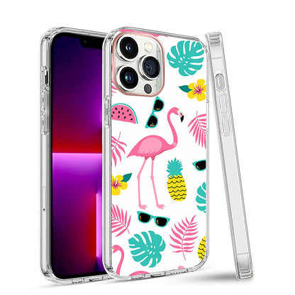 For Apple iPhone 14 Pro (6.1") Creative Stylish Fashion Design Hybrid Rubber TPU Hard PC Shockproof Slim Fit  Phone Case Cover