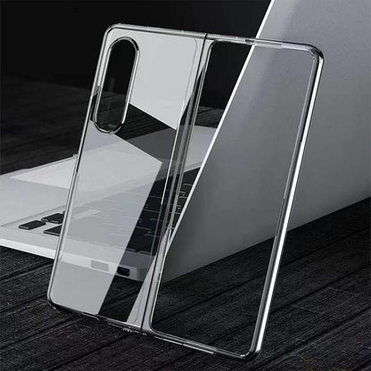 For Samsung Galaxy Z Fold 4 5G Ultra Thin Transparent Premium PC Hard TPU Full Protection Non-Slip Hybrid Shockproof Clear Phone Case Cover