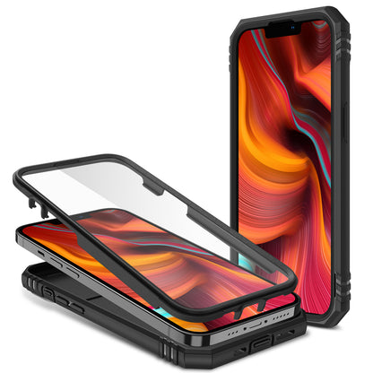 For Apple iPhone 14 Plus (6.7") Hybrid Built-in 360° Rotate Magnetic Ring Stand Camera Protection Heavy Duty Shockproof  Phone Case Cover