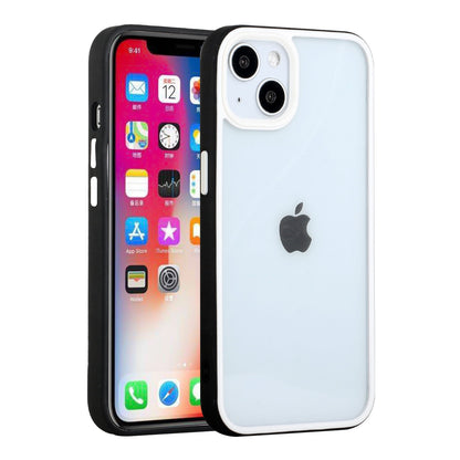 For Samsung Galaxy A33 5G Hybrid Transparent Colored Frame Bumper Hard Back Shockproof Slim TPU Silicone Protective  Phone Case Cover