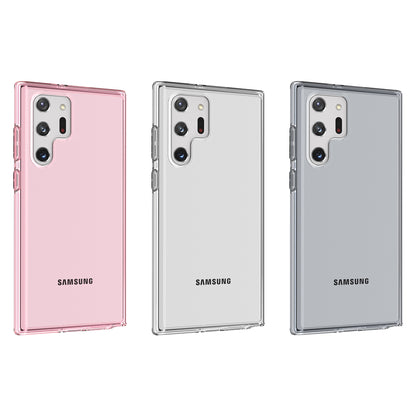 For Samsung Galaxy S23 Ultra Clear Full Transparency Thick Hybrid Hard PC Shell & Soft TPU Shock-Absorption Bumper Transparent Phone Case Cover