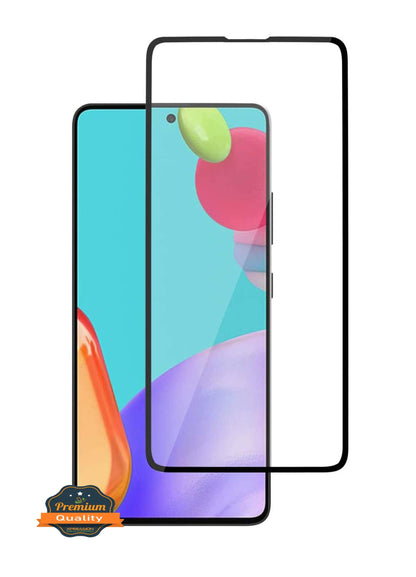 For Apple iPhone 14 Plus (6.7") Tempered Glass Screen Protector Full Cover Anti-Scratch Edge to Edge Black Rim Coverage 2.5D Clear Black Screen Protector