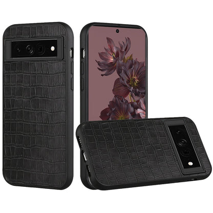 For Apple iPhone XR Ultra Slim Thin PU Leather Crocodile Design Flip Snap On Hybrid Shockproof TPU PC Hard Shell Durable  Phone Case Cover