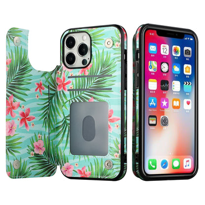 For Apple iPhone 13 Pro Max 6.7" Wallet PU Leather [Two Magnetic Clasp] [Card Slots] Stand Durable Back Storage Flip  Phone Case Cover
