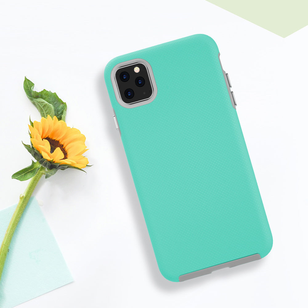 For Apple iPhone 13 /Pro Max Mini Slim Hybrid Impact Anti-Slip Textured Armor Shockproof Dual Layer Soft TPU & Hard PC Rugged Bumper  Phone Case Cover