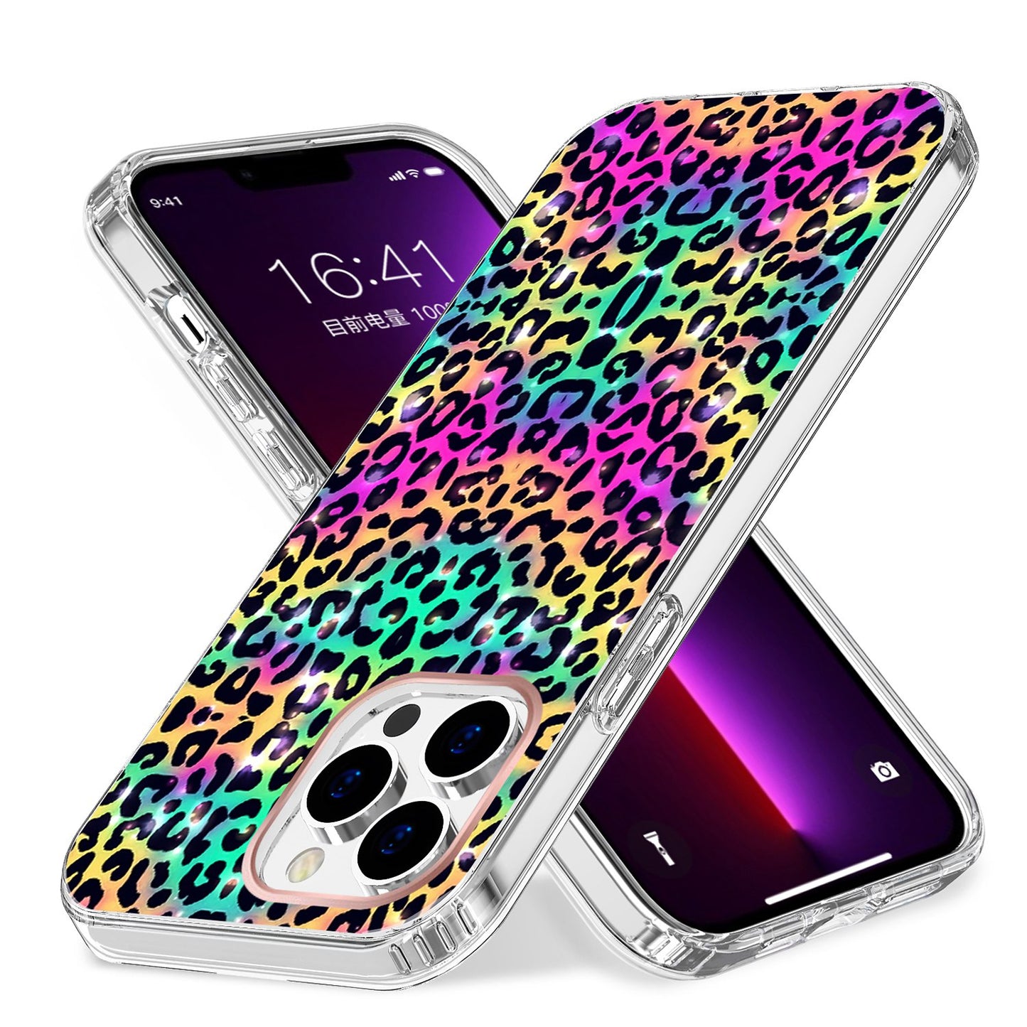 For Apple iPhone 14 Pro Max (6.7") Creative Stylish Fashion Design Hybrid Rubber TPU Hard PC Shockproof Slim  Phone Case Cover