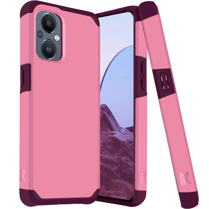 For OnePlus Nord N20 5G Ultra Slim Corner Protection Shock Absorption Hybrid Dual Layer Hard PC + TPU Rubber Armor  Phone Case Cover