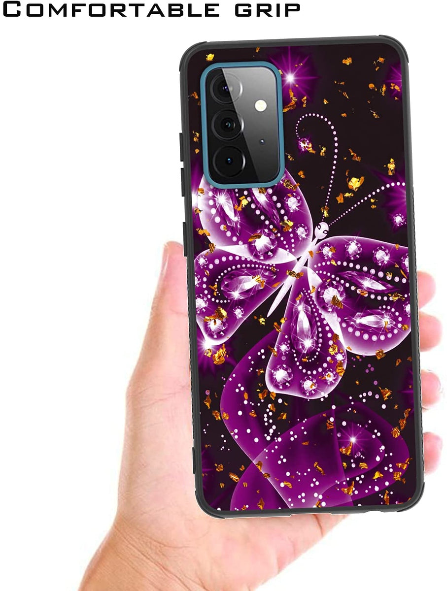 For Apple iPhone 13 Pro Max (6.7") Stylish Designed Glitter Bling Hybrid Slim PC TPU Rubber Silicone Shock-Absorption Hard  Phone Case Cover