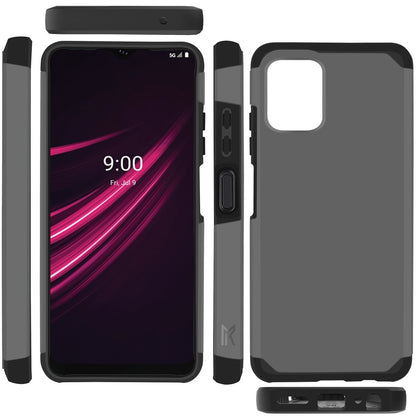 For OnePlus Nord N300 5G Ultra Slim Shock Absorption 2in1 Tuff Hybrid Dual Layer Hard PC TPU Rubber Frame Armor  Phone Case Cover