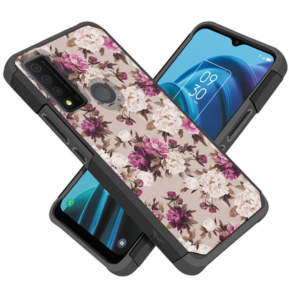 For TCL 30 XE 5G Graphic Design Pattern Slim Hard PC Soft TPU Silicone Protection Hybrid Shockproof Armor Rugged Bumper  Phone Case Cover