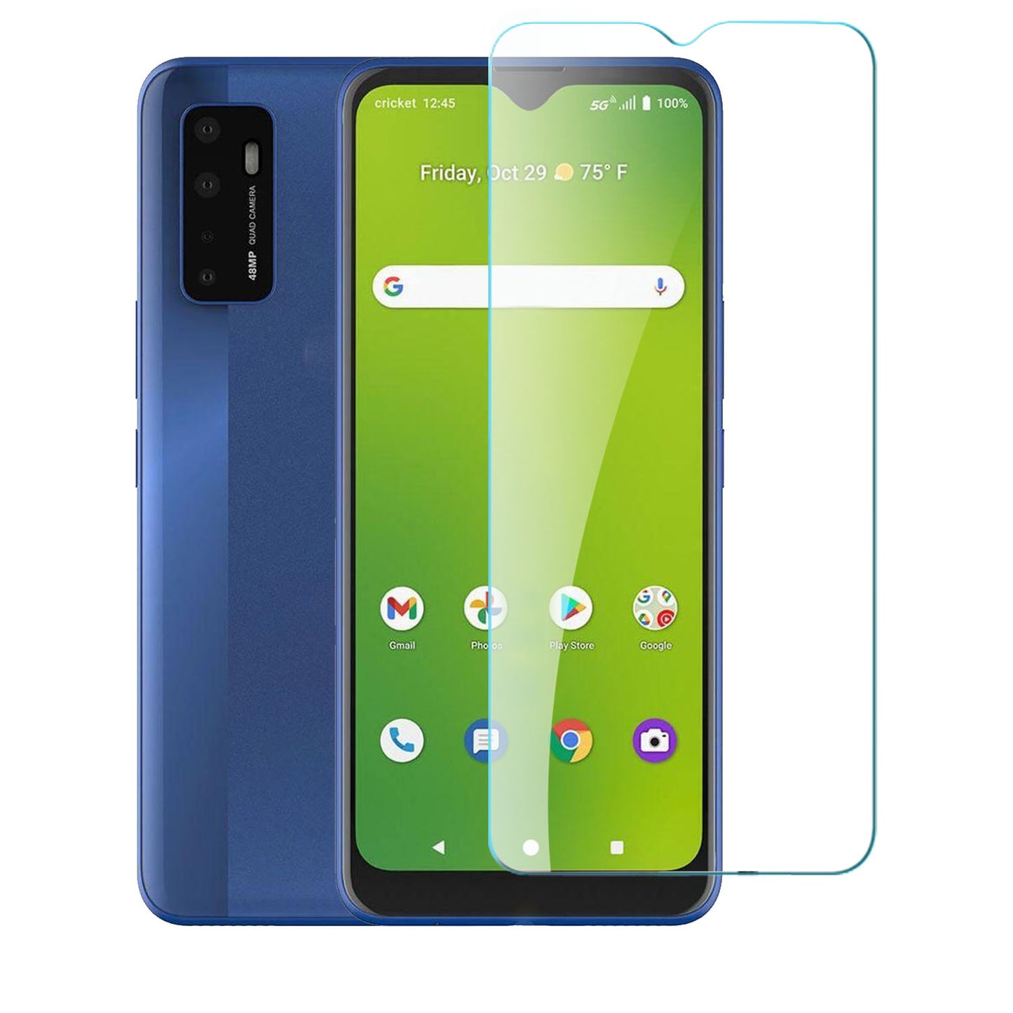 For Cricket Icon 3 Tempered Glass Screen Protector Premium HD Clear, Case Friendly, 9H Hardness, 3D Touch Accuracy, Anti-Bubble Film Clear Screen Protector