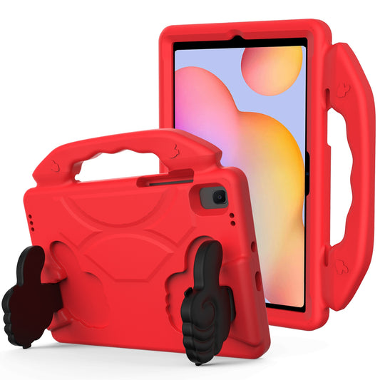 Case for Samsung Galaxy Tab A (8.0 inch) T290,T295 Hybrid Shockproof Thumbs Up Kickstand Rubber TPU Kid-Friendly Bumper Tablet Red Tablet Cover