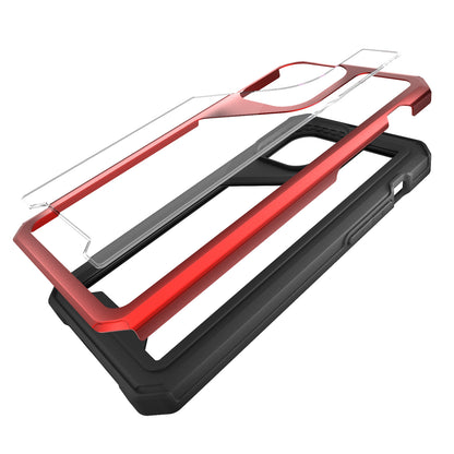 For Apple iPhone 11 (6.1") Clear Hybrid Aluminum Alloy Protective Shockproof Hard Back Dual Layer Thick Bumper Frame  Phone Case Cover
