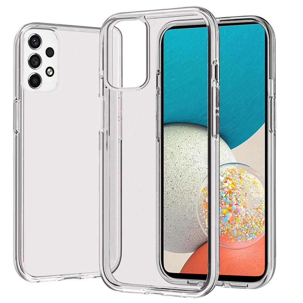 For Samsung Galaxy A53 5G Transparent Shock Absorption Thick TPU Rubber Gel Ultra Thick 3mm Hybrid Silicone Protective Slim  Phone Case Cover