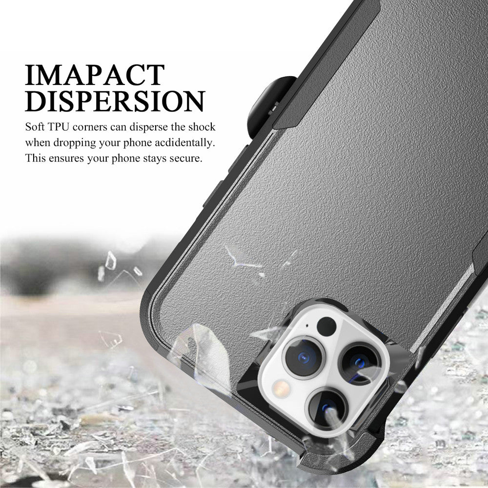 For Apple iPhone SE 2022 /SE 2020/8/7 Hybrid Rugged Shockproof 3-Layer Military Tough with Swivel Belt Clip Kickstand & Holster  Phone Case Cover