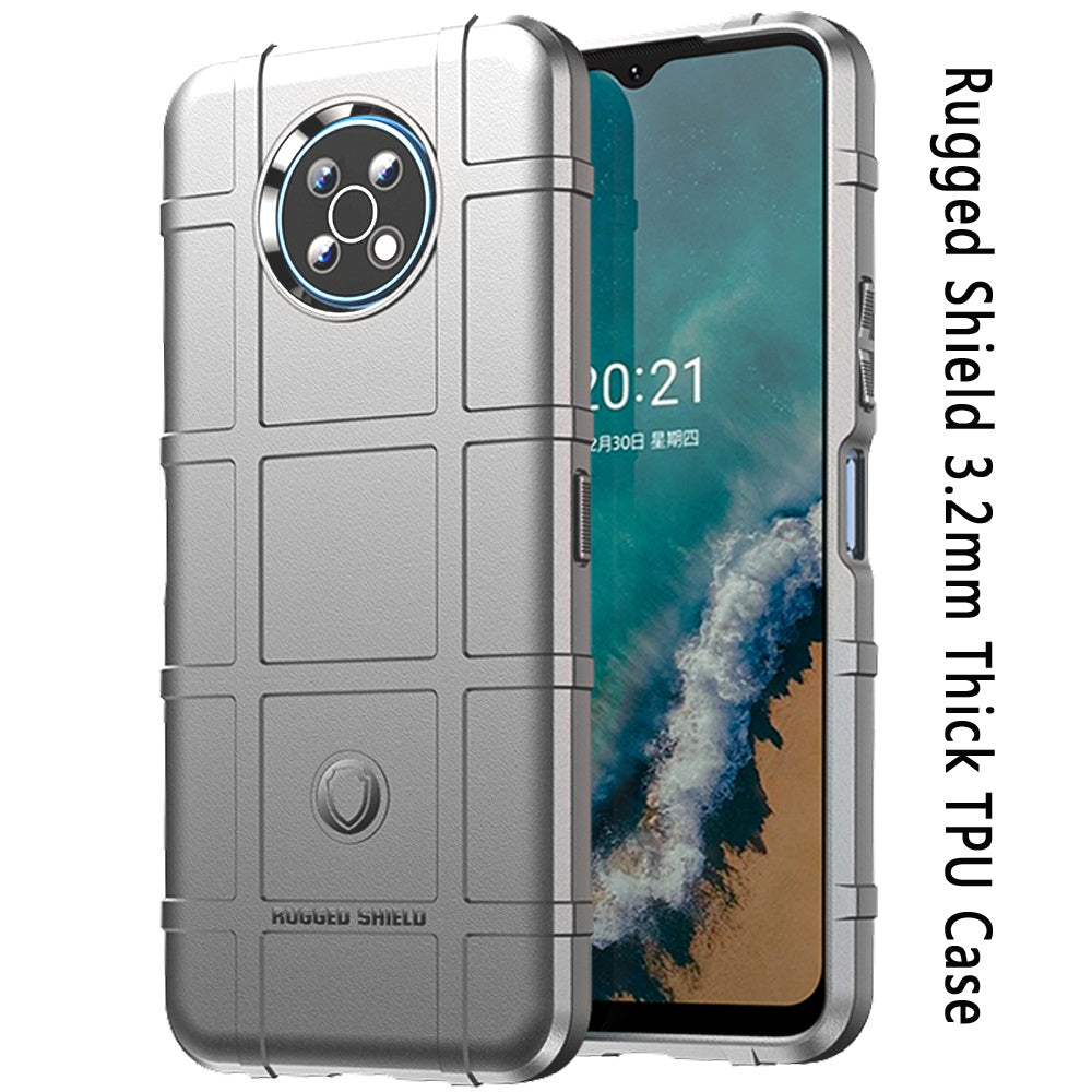 For Nokia G50 5G Rugged Shield Hybrid TPU Thick Solid Rough Armor Tactical Matte Grip Silicone Rubber Texture Protective  Phone Case Cover
