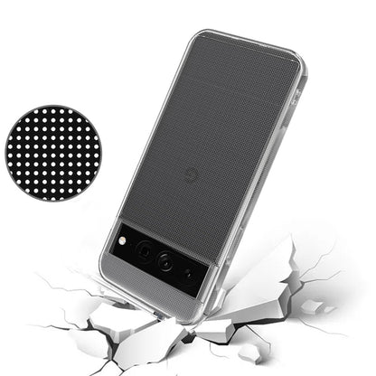 For Google Pixel 7 Pro Hybrid Transparent Thick TPU Rubber Silicone Simple Minimalistic Gel Shockproof Protective Slim Back Clear Phone Case Cover