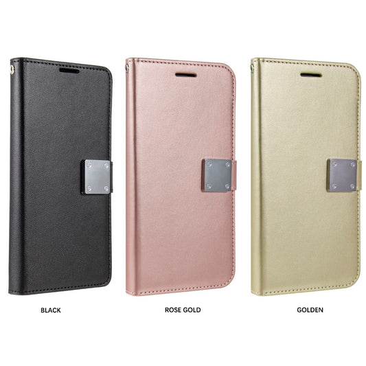 For Apple iPhone 14 /Plus Pro Max Leather Wallet Case with 6 Credit Card, Cash Slot Lanyard Dual Flip Pouch Pocket Stand  Phone Case Cover