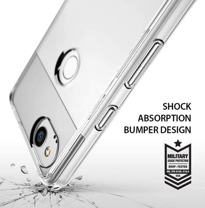 For Samsung Galaxy A03S Slim Body Frame [Shock-Absorption] Hybrid Defender Rubber Silicone Gummy TPU Clear Hard Back  Phone Case Cover