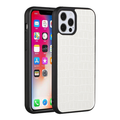 For Apple iPhone 14 Pro (6.1") Slim Thin PU Leather Crocodile Flip Snap On Hybrid Shockproof TPU PC Hard Shell Durable  Phone Case Cover