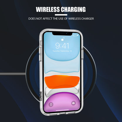 For Apple iPhone 14 /Pro Max Clear Transparency Thick Hybrid Hard PC Shell & TPU Shock-Absorption  Phone Case Cover