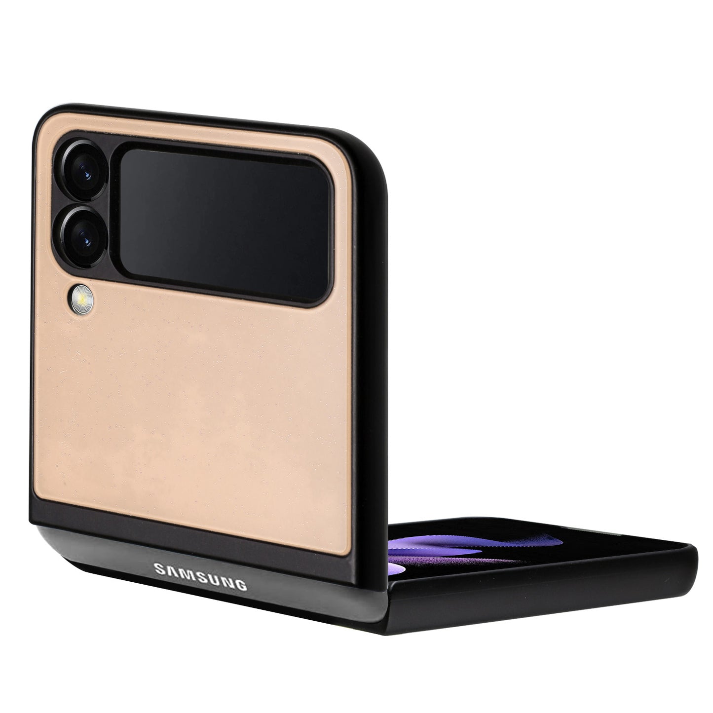 For Samsung Galaxy Z Fold 3 5G Diamond Bling Sparkly Glitter Ornaments Engraving Hybrid with Ring Stand Holder Fashion  Phone Case Cover