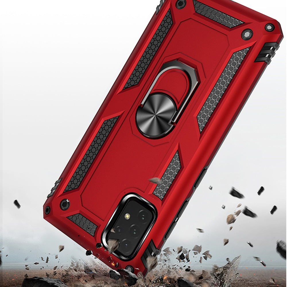 For Samsung Galaxy A23 5G Military Grade Rugged Dual Layers Hard PC + TPU Shockproof Hybrid with Ring Kickstand  Phone Case Cover