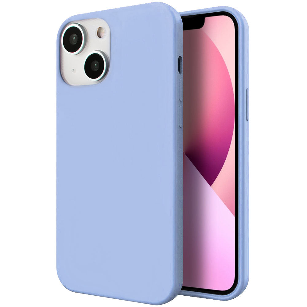 For Apple iPhone 14 /Plus Pro Max Liquid Silicone Hybrid Gel Soft Rubber with Microfiber Lining Shockproof Flexible TPU Anti-Drop  Phone Case Cover