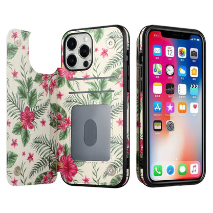 For Apple iPhone 13 Pro Max 6.7" Wallet PU Leather [Two Magnetic Clasp] [Card Slots] Stand Durable Back Storage Flip  Phone Case Cover