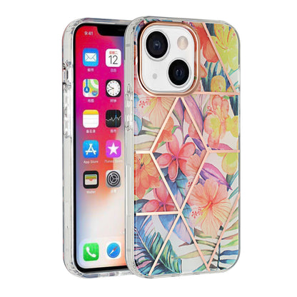 For Apple iPhone SE 2022 3rd/SE 2020/8/7 Fashion Floral IMD Design Flower Pattern Hybrid Protective Hard TPU Slim Back  Phone Case Cover