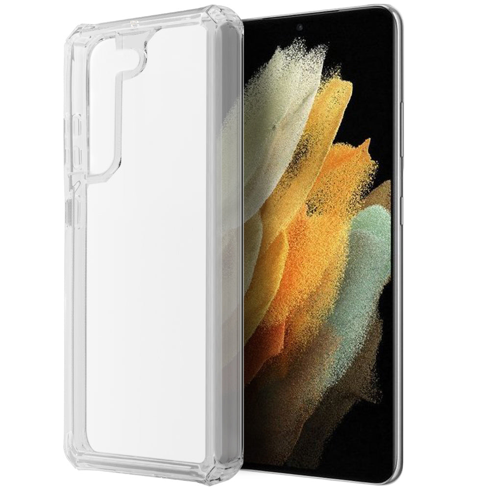 For Samsung Galaxy S23 /Plus /Ultra Air Armor Designed Transparent Hybrid Shock-Absorbing Corners Soft TPU + Hard Frame  Phone Case Cover