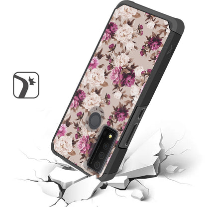 For TCL 30 XE 5G Graphic Design Pattern Slim Hard PC Soft TPU Silicone Protection Hybrid Shockproof Armor Rugged Bumper  Phone Case Cover