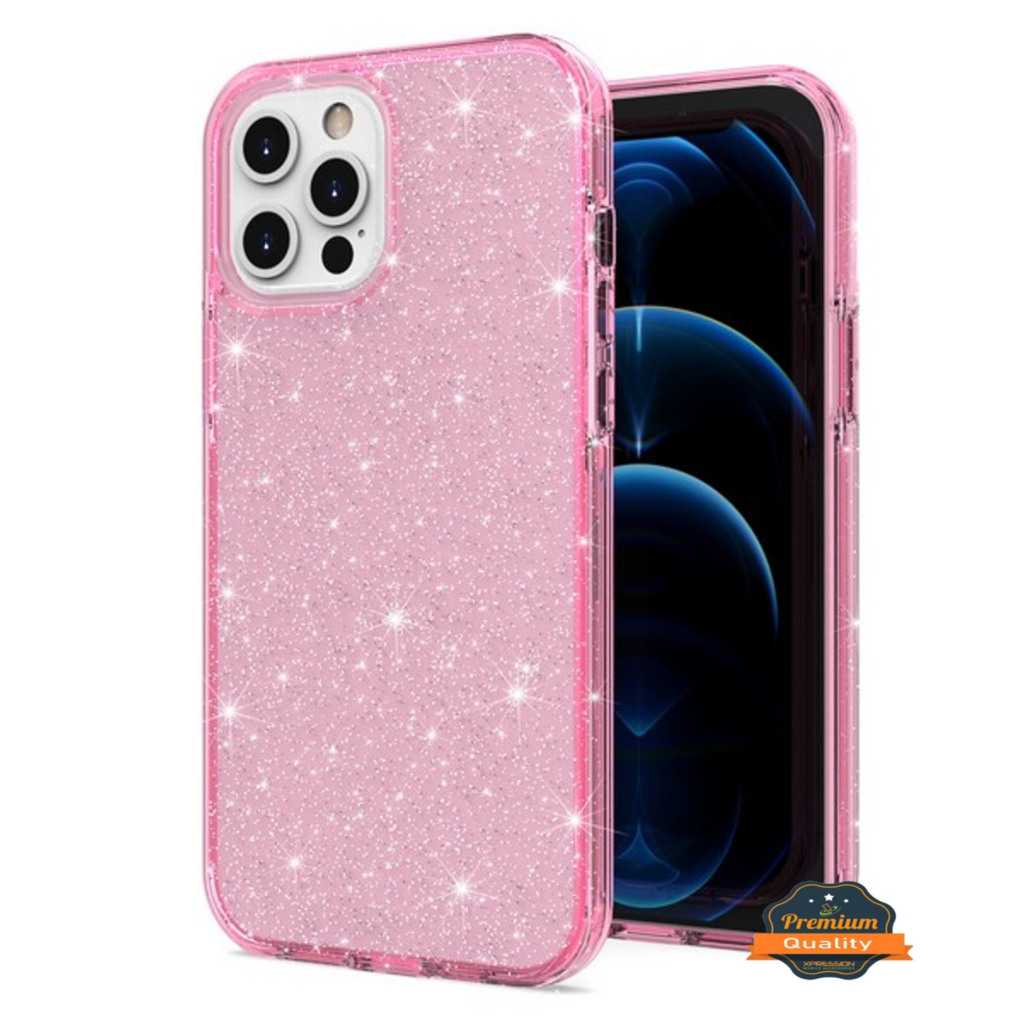 For Apple iPhone 14 /Plus Pro Max Glitter Sparkle Bling Shiny Thin Slim Hybrid Shockproof Rubber Silicone TPU  Phone Case Cover