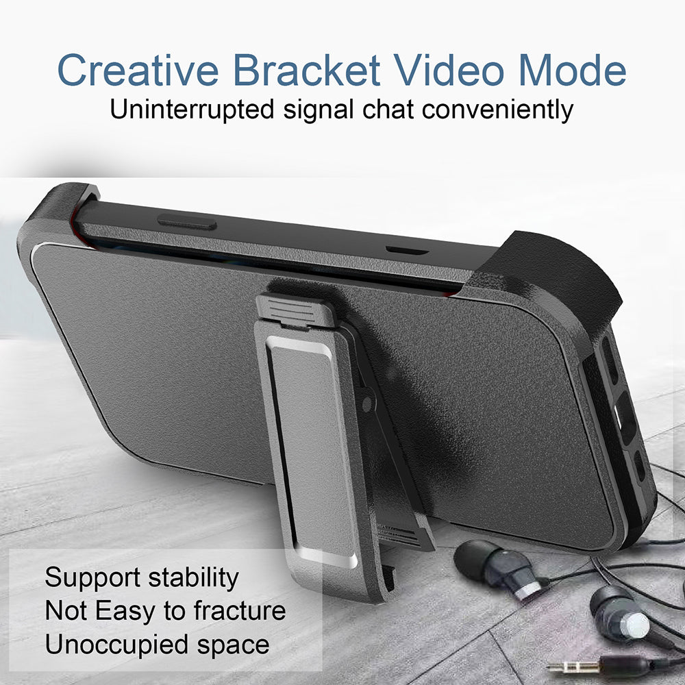 For Apple iPhone 14 /Plus Pro Max Heavy Duty Holster Kickstand Belt Clip Combo Hard Rugged Hybrid  Phone Case Cover