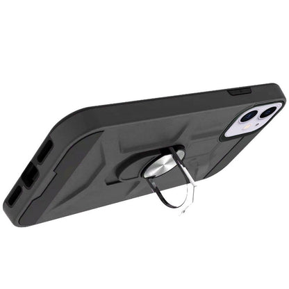 For Samsung Galaxy A12 5G Hybrid Ring Stand [360° Rotatable Ring Holder Magnetic Kickstand] Shockproof Hard Rubber TPU  Phone Case Cover