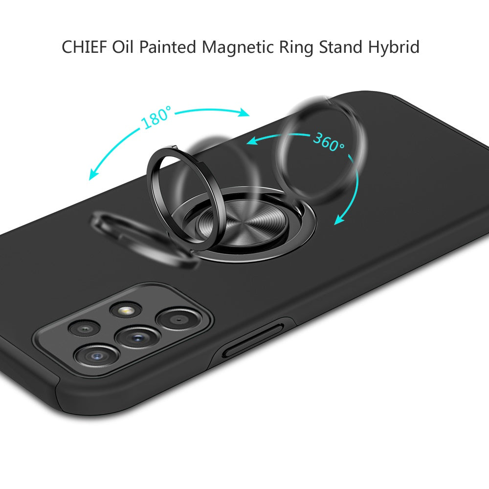 For Google Pixel 7/ 7 Pro Hybrid 360 Degree Rotatable Metal Invisible Ring Stand Holder Fit Magnetic Car Mount Ultra Slim Thin  Phone Case Cover