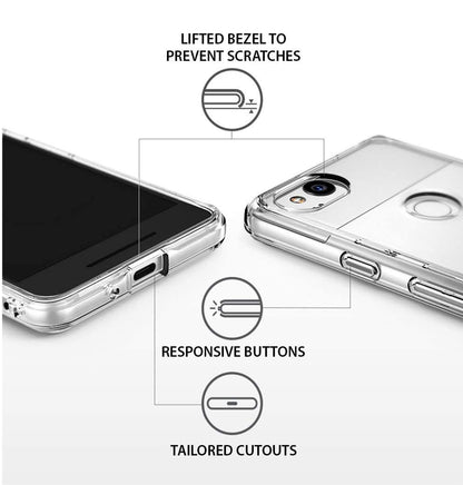 For Samsung Galaxy A03S Slim Body Frame [Shock-Absorption] Hybrid Defender Rubber Silicone Gummy TPU Clear Hard Back  Phone Case Cover