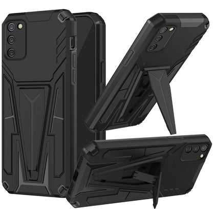 For Samsung Galaxy A02S Heavy Duty Protection Hybrid Built-in Kickstand Rugged Shockproof Military Grade Dual Layer Full Body  Phone Case Cover