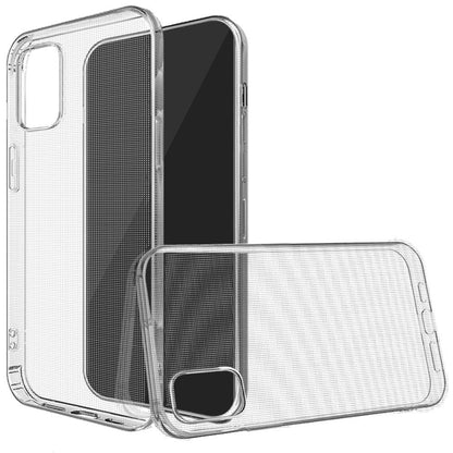 For Samsung Galaxy A02S Hybrid Transparent TPU Rubber Silicone Simple Basic Minimalistic Gel Shockproof Protective Slim Back Clear Phone Case Cover