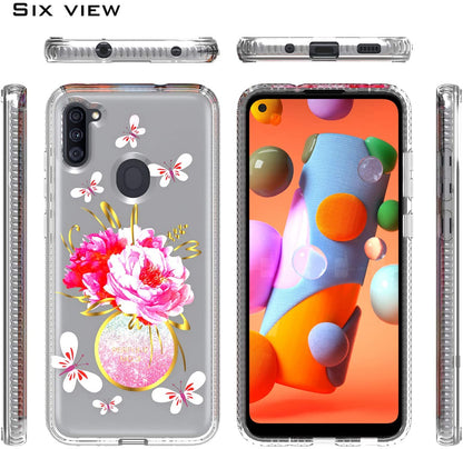 For Apple iPhone 13 /Pro Max Mini Clear Fashion IMD Pattern Design Hard Back PC Hybrid Bumper Armor TPU Soft Rubber Silicone Ultra Slim  Phone Case Cover