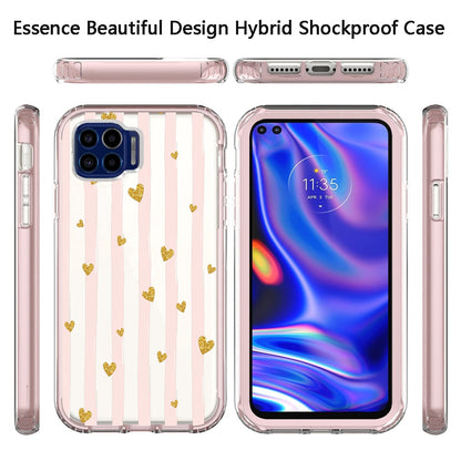 For Apple iPhone 14 Pro Max (6.7") Beautiful Design 3 in 1 Hybrid Triple Layer Armor Hard PC Rubber TPU Frame  Phone Case Cover