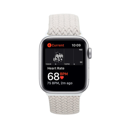 For Apple Watch Size 42/44/45mm Stretchy Nylon Solo Loop Bands Adjustable Braided Sport Elastics Women Men Strap for iWatch Series 7 6 5 4 3 2 1 SE  Phone Case Cover