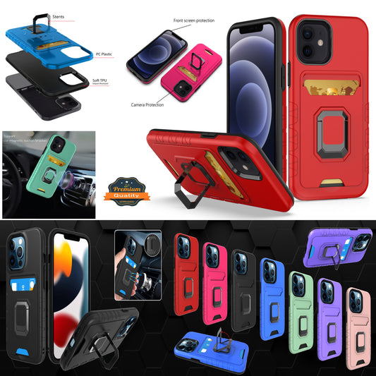 For Samsung Galaxy A53 5G Wallet Case Designed with Credit Card Holder & Stand Kickstand Ring Heavy Duty Hybrid Armor  Phone Case Cover